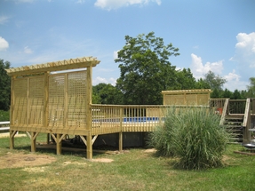 Deck for Above Ground Pools